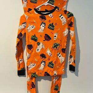 Hyde And Eek Halloween 100% Cotton Ghosts Pumpkins Kids Sleepwear Set, Size 14